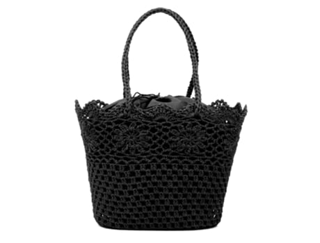 Saco De Ombro De Mulher Iria Quintana Zerba Fabricado Preto (30)