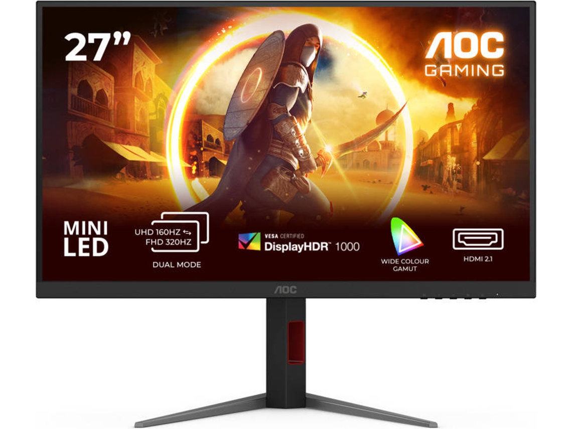 Monitor AOC G4 U27G4XM (27'' - Ultra HD - 1 ms - 320 HZ - Preto)