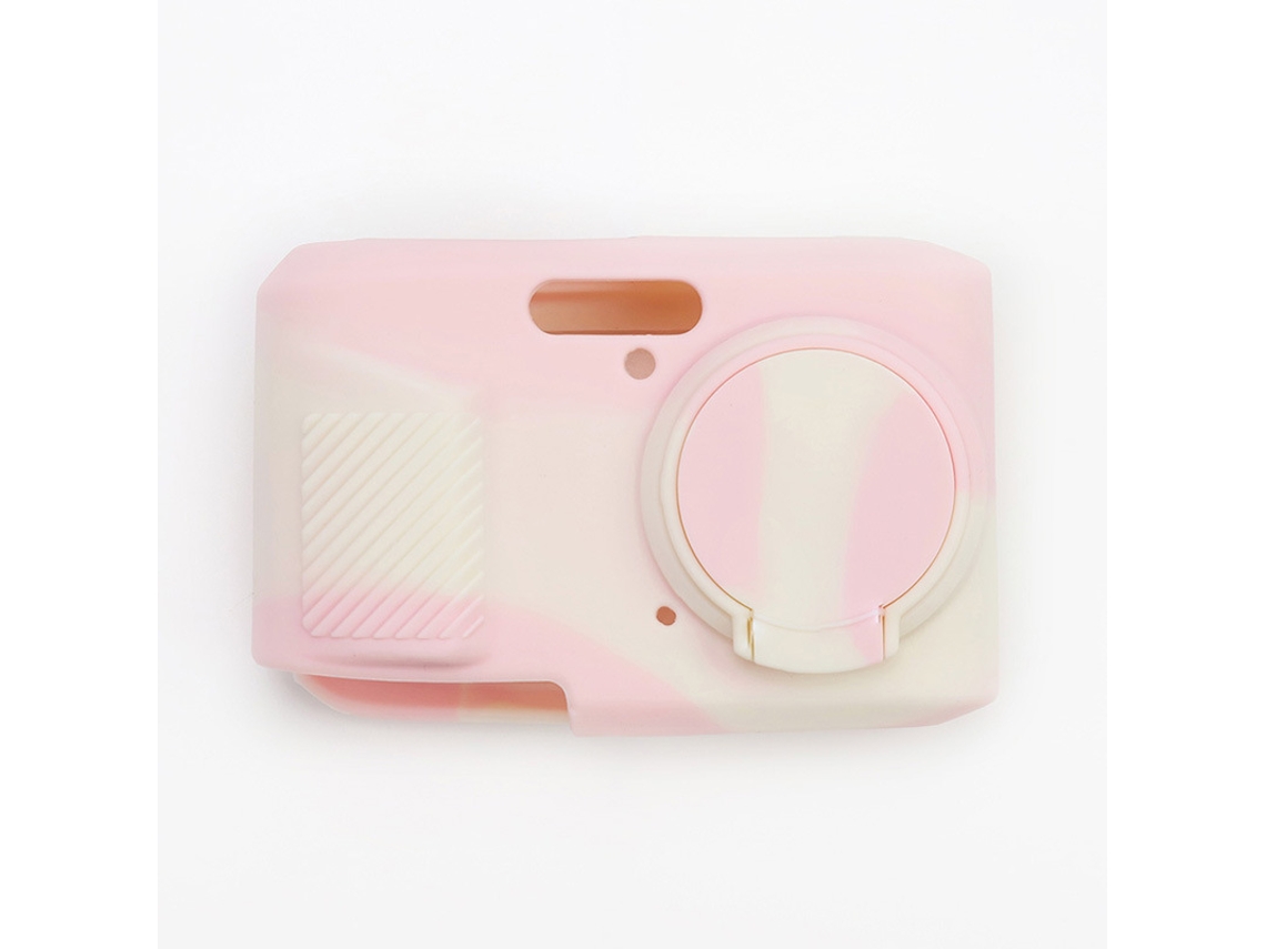 Capa para Kodak Pixprofz45 Capa de Silicone para Câmera CUICH (rosa Acinzentado)