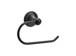 Suporte Para Papel Higiénico Amazon Basics Ab Br808 Fb Euro Moderno, 1 Peça, 12,8 Cm , Preto Mate Igvtrade (5,04 Polegadas)