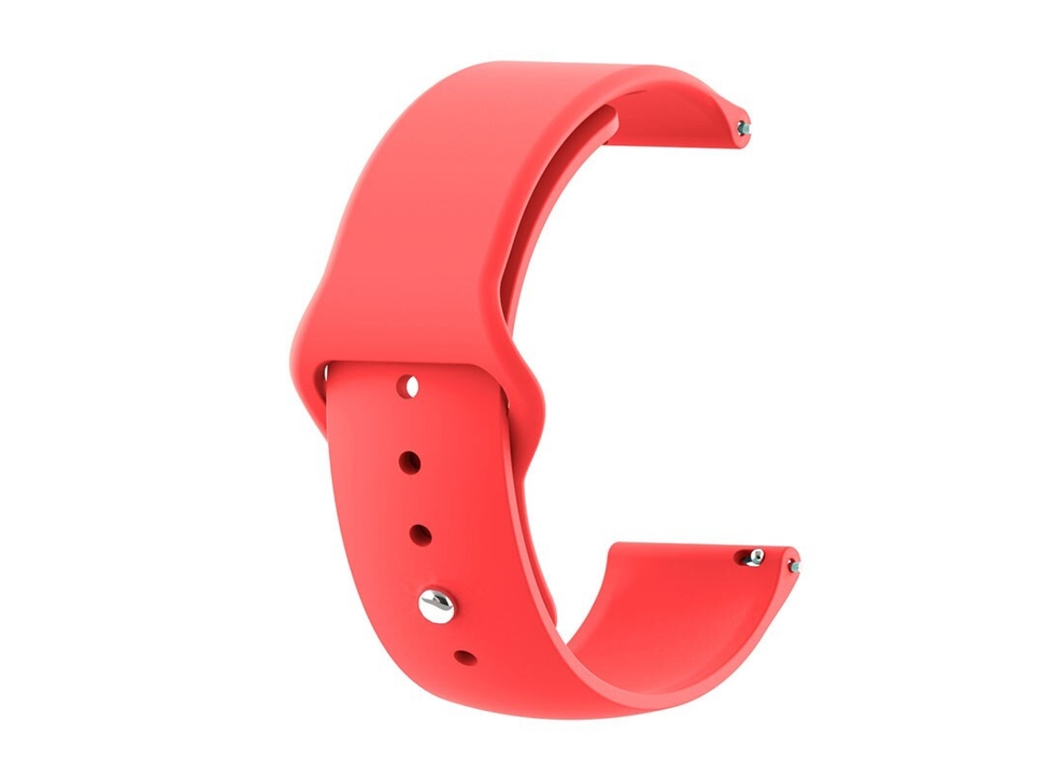 Bracelete Relógio Universal de 22mm SAMSUNG de Silicone - Vermelho