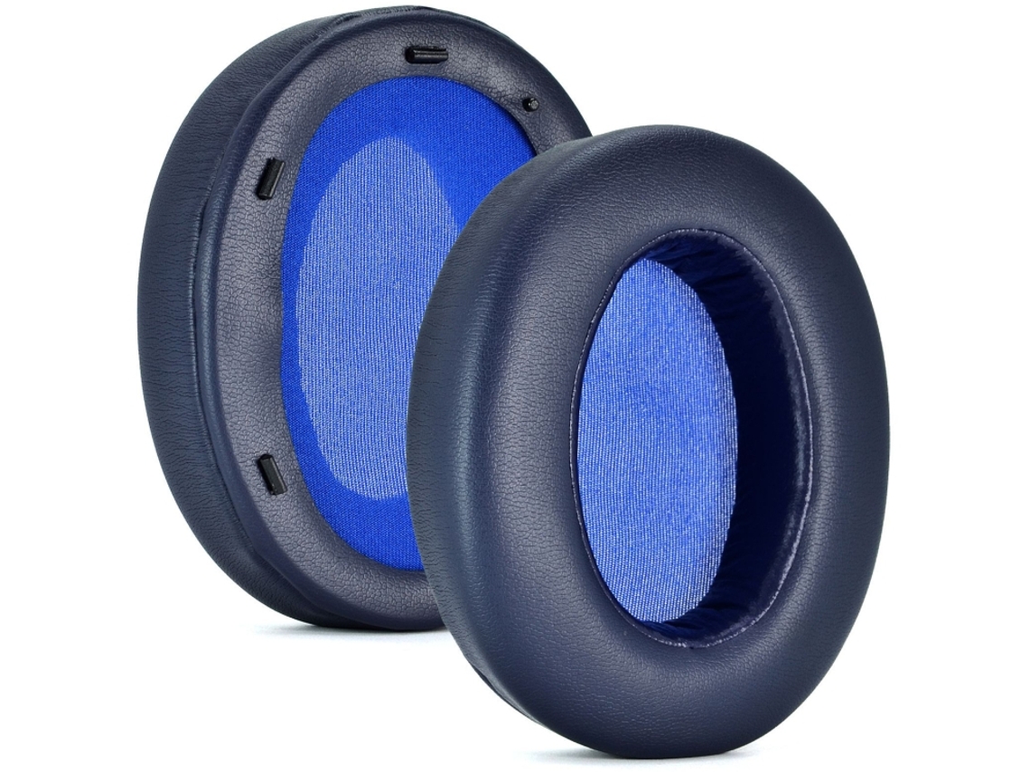 Almofada para Auscultadores SONY WH XB910N de orelhas de esponja macia azul XIAOMOYU