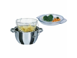 Frigideira Com Cesto Gsw Aço Inoxidável Ø 22 Cm Prateado