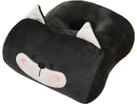 Almofada Para Cochilo Para Escritório, Almofada Macia Para Cochilo, Almofada Para Mulheres, Meninas E Crianças (cachorrinho Preto)