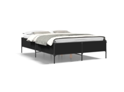 Bed Frame, Bed Frames Vidaxl Preto Madeira Processada (160 X 200 Cm)