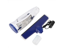 Limpador Elétrico de Janelas 2 em 1 com Spray, Raspagem, Sucção Portátil Sem Fio Branco Azul | S/MARCA
