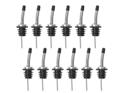 Conjunto de 12 Bicos para Garrafa em Aço Inox para Derramar Líquidos NEVEANCE