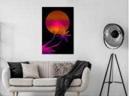 Quadro ARTGEIST Palm at Sunrise (1 Part) Vertical (20x30)