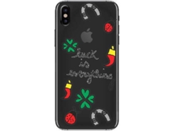 Capa iPhone X, XS SILVIA TOSI Stickers Luck Multicor