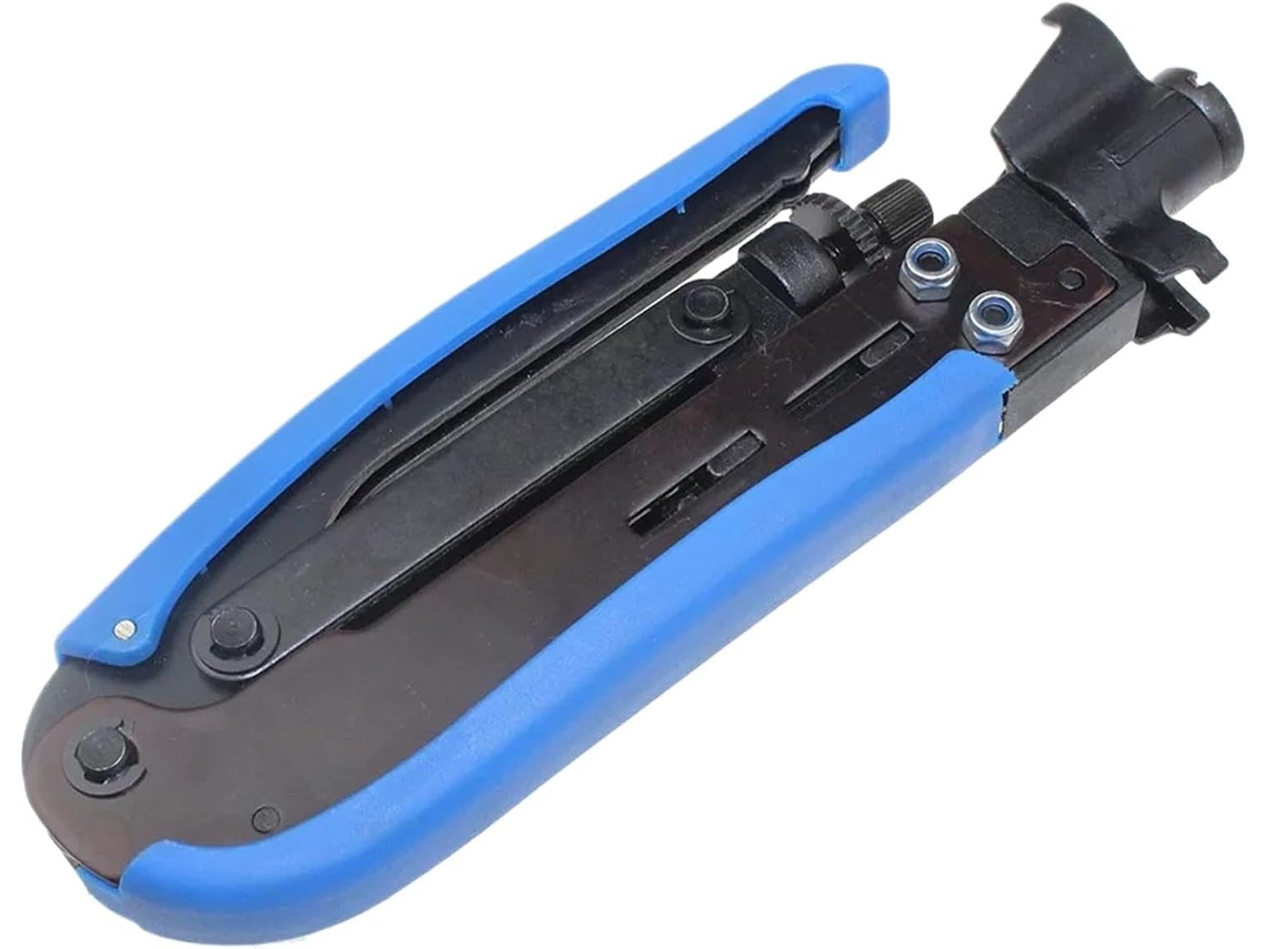 Alicate De Crimpagem Multifuncional Para Cabos De Tv, Ferramenta Ergonômica Para Crimpagem De Fios.