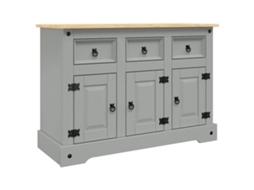 Sideboard, Sideboards Vidaxl Cinzeto Madeira De Pinho (n/a)