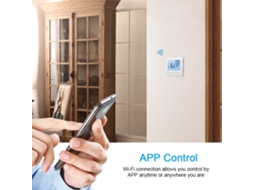 Termostato Inteligente Primerox Wi fi Programável Controle App Lcd Aquecimento Elétrico 16a