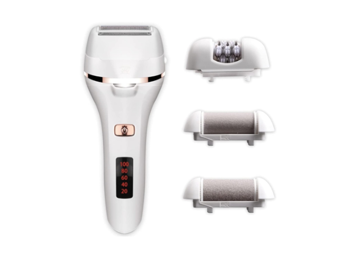 Depiladores Para Mulheres, Depilação Facial Impecável Para Mulheres Com Luz Led, Para Braços, Rosto, Biquíni E Perna, Conjunto De 4 Peças, B