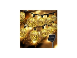 Cordão De Luzes Led, 7 M, Energia Solar, Para Decoração De Casa, Festas, Jardim E Eventos, Formato Prático