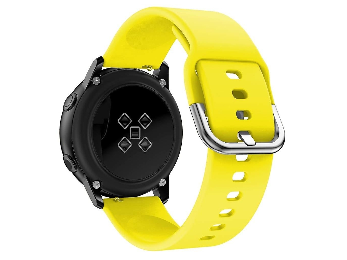 Pulseira de silicone com fivela quadrada de 20 mm para relógio inteligente Garmin Move Luxe/Move Style/Move 3 Ly Ebike