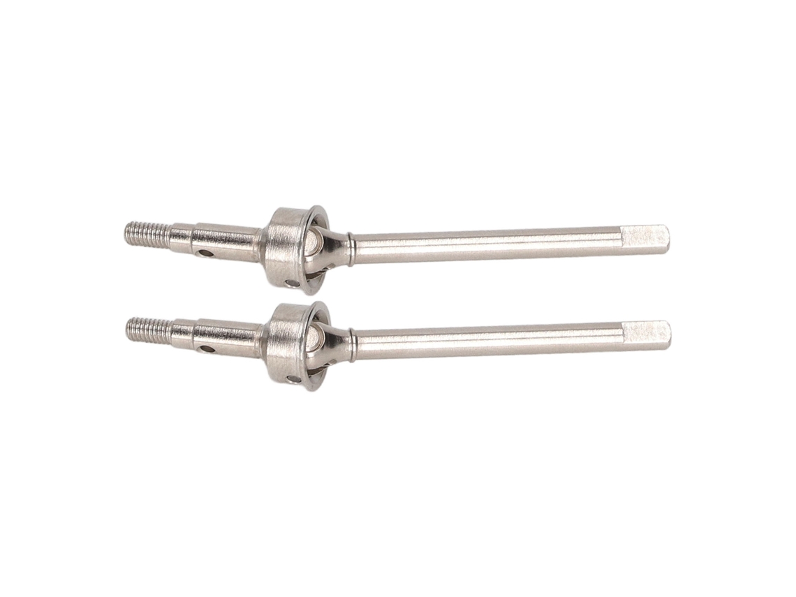 Mali 2pcs Eixo de Transmissão da Ponte Dianteira em Aço Cvd para Carro Rc Traxxas 1/18 Trx4m Prata