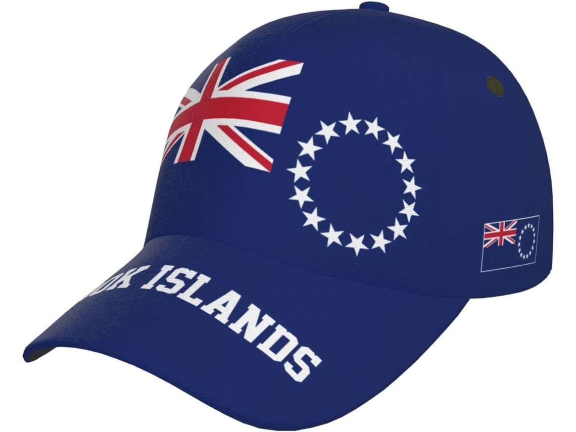 Boné Unissex com Bandeira da Ilha, Estilo Caminhoneiro, Ajustável, UV | S/MARCA