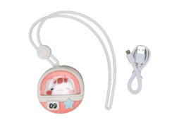 Ventilador Colgante Mini Sem Paletas Recarregável 3 Velocidades Para Viagem Camping Gatito