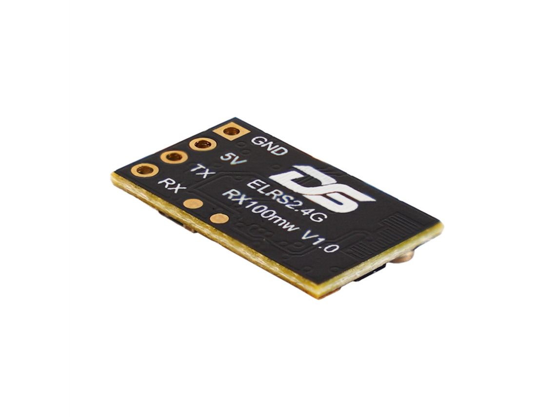 Receptor Deepspace Elrs Nano 2.4g Pa100 de 90 mm com telemetria Expresslrs de 100 mw e TCXO para drone quadricóptero FPV. MDUG