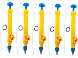 Conjunto De 5 Bicos Pulverizadores Para Regadores De Jardim, Bico De Pressão Manual Compatível Com G
