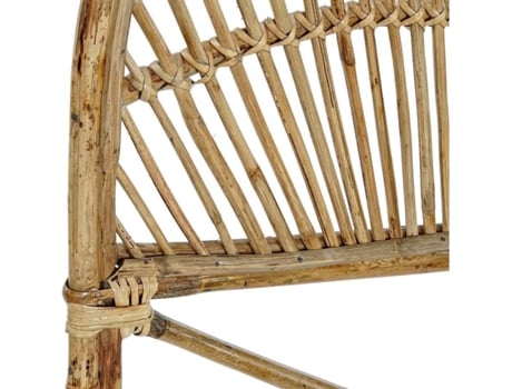 Cabeceira de Cama VMO HOME Oval Rattan Natural De (178 x 4 x 128 cm)