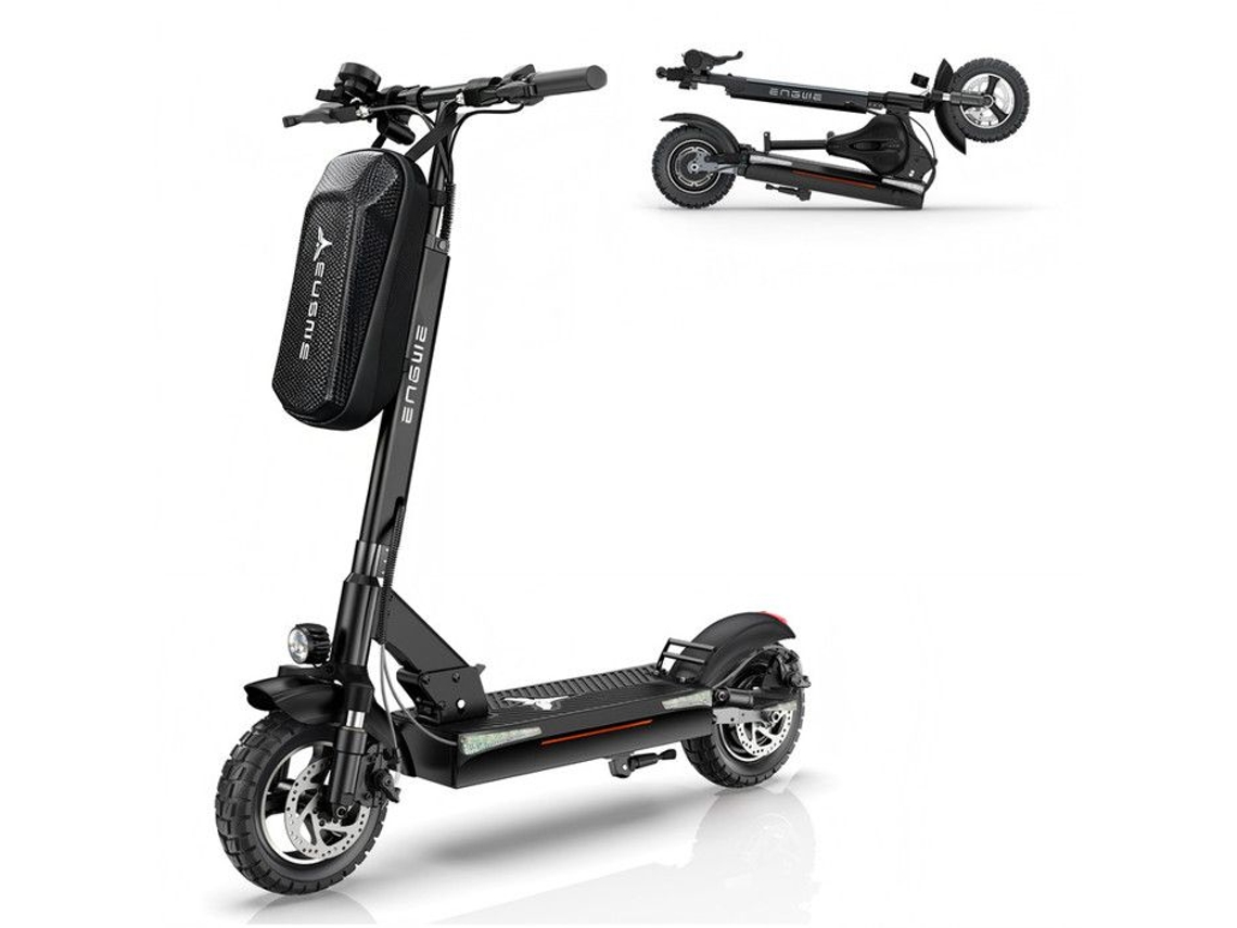 Engwe Y600s Patinete Elétrico 830w Poderoso, Bateria 48v 18ah, Até 70 Km de Autonomia, Pneus 10”, Dobrável, 45 Km/h, Preto
