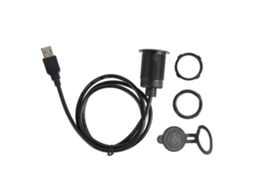 Cabo De Extensão Usb Embutido Para Veículo (transmissão Dual Usb 2.0 Macho Para Fêmea, Plugue À Prova D'água E Plug And Play)