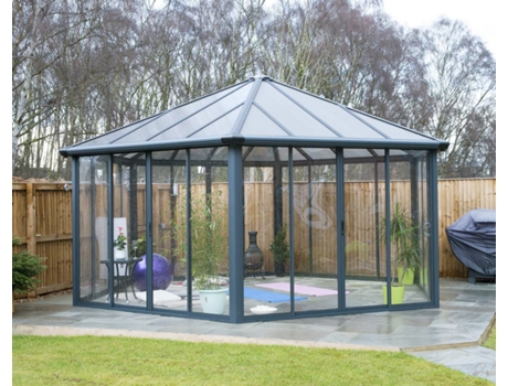 Jardim de Inverno CANOPIA Garda Gazebo de Aluminio 5.2X6 m