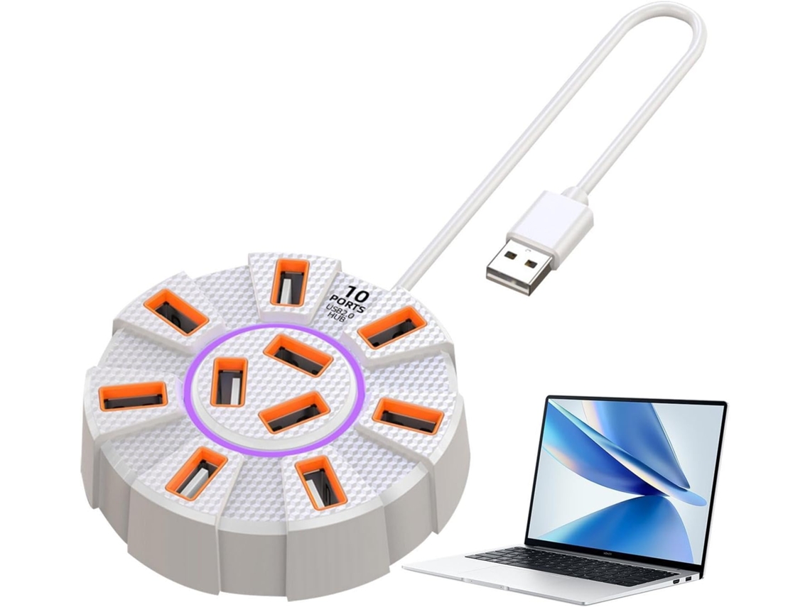 Hub Usb Multiportas Com Transferência Rápida, Saída 4k, Múltiplas