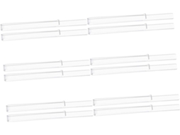 Conjunto de 6 pares de alfinetes para partitura Frcolor, duráveis e fáceis de usar, seguros para qualquer instrumento musical.