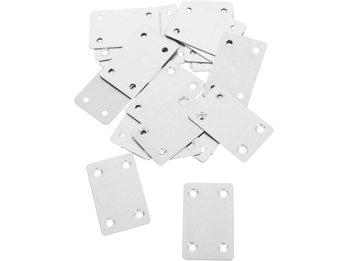 Kit Com 100 Peças De Acrílico Transparente - Flexível E Versátil Para Instalações Rápidas E Eficientes, Projetos De