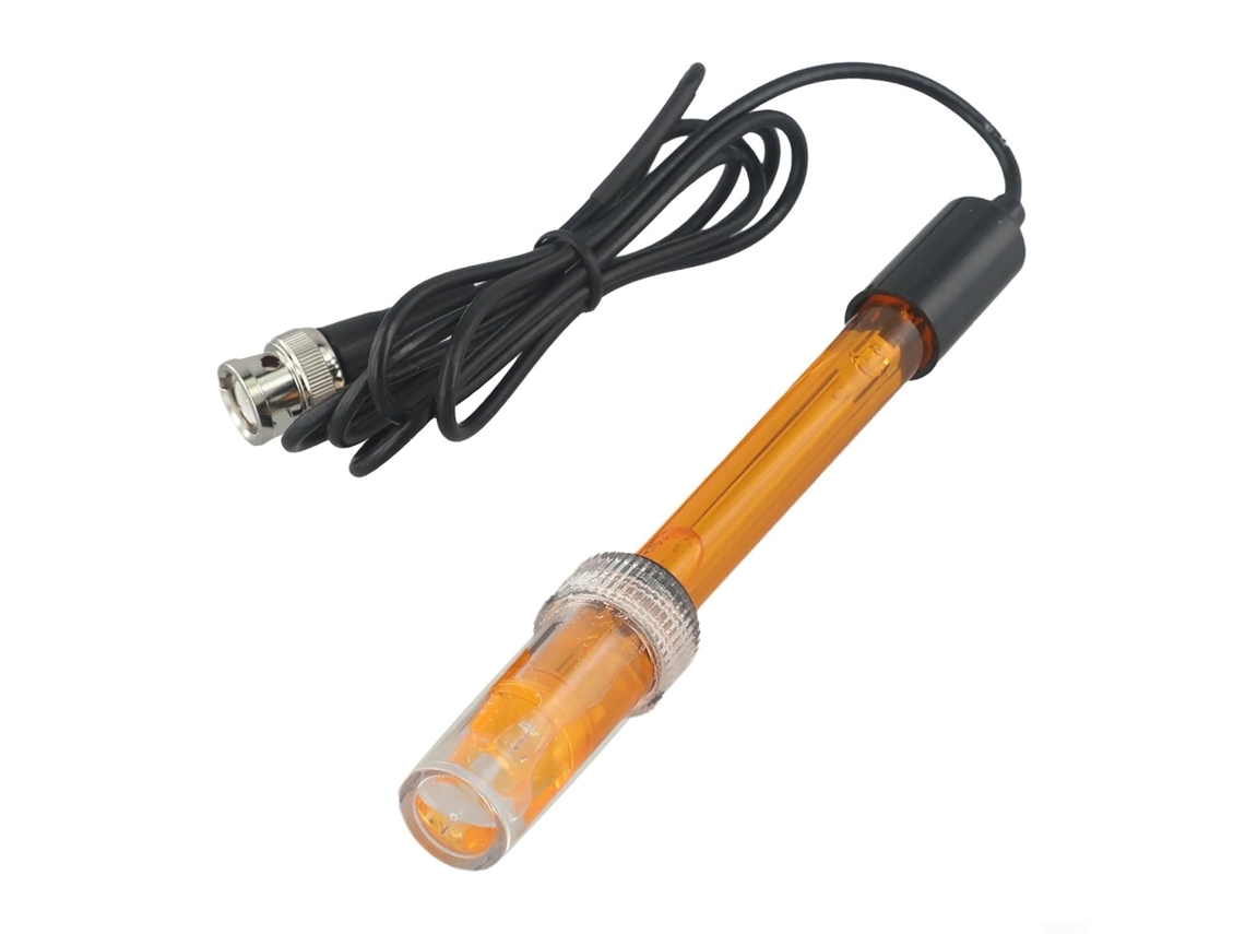 Sonda De Sensor Orp Para Qualidade Da Água Com Conector Q9 Sistemas Aquicultura E Spas Ponta Esfera Vidro