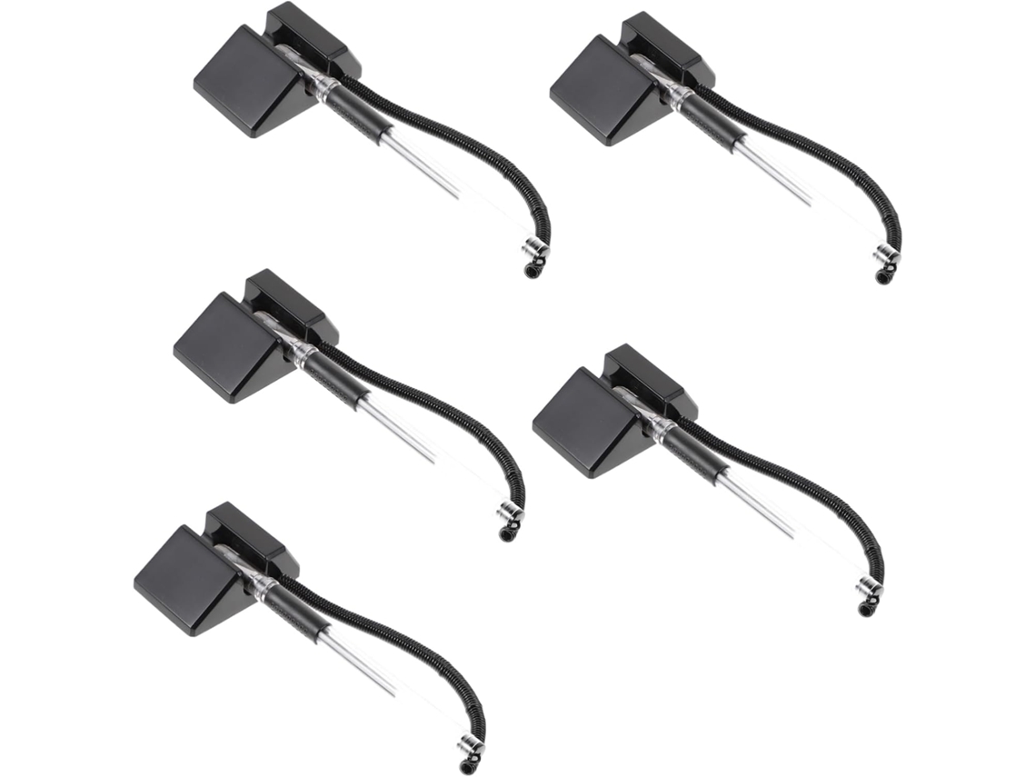 Conjunto De 5 Canetas Gel Pretas Com Ponta 0,5 Mm, Escrita Fluida E