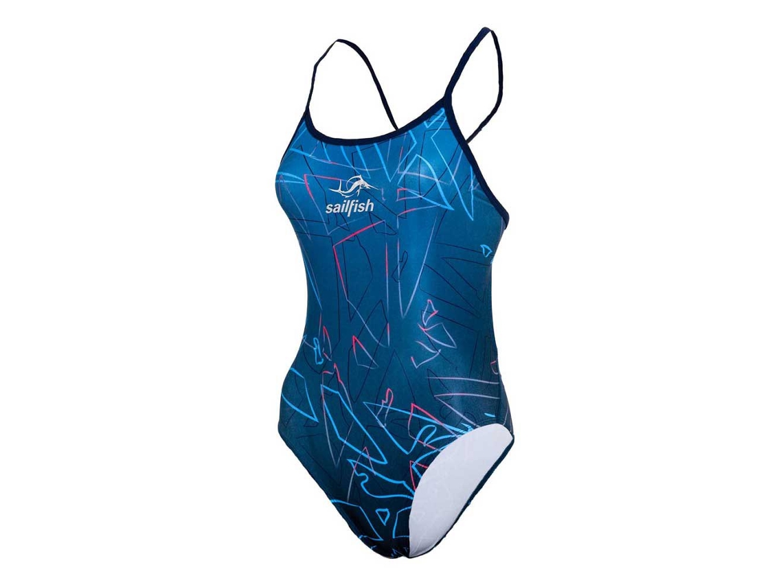 Roupa de Banho Durability Single X Azul M Mulhersailfish