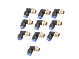 Conector Rápido Elbow Neumático 8mm G1/4 10pcs