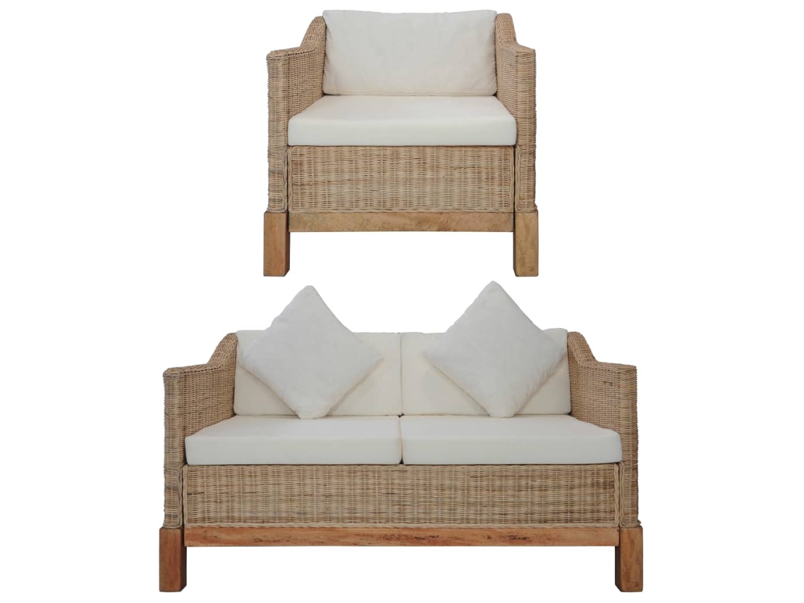 Sofa Set, Sofa Sets Vidaxl Marrom Vime (n/a)