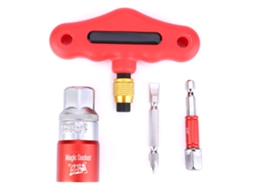 Kit Chave Universal 4pcs com Adaptador e Cabo T