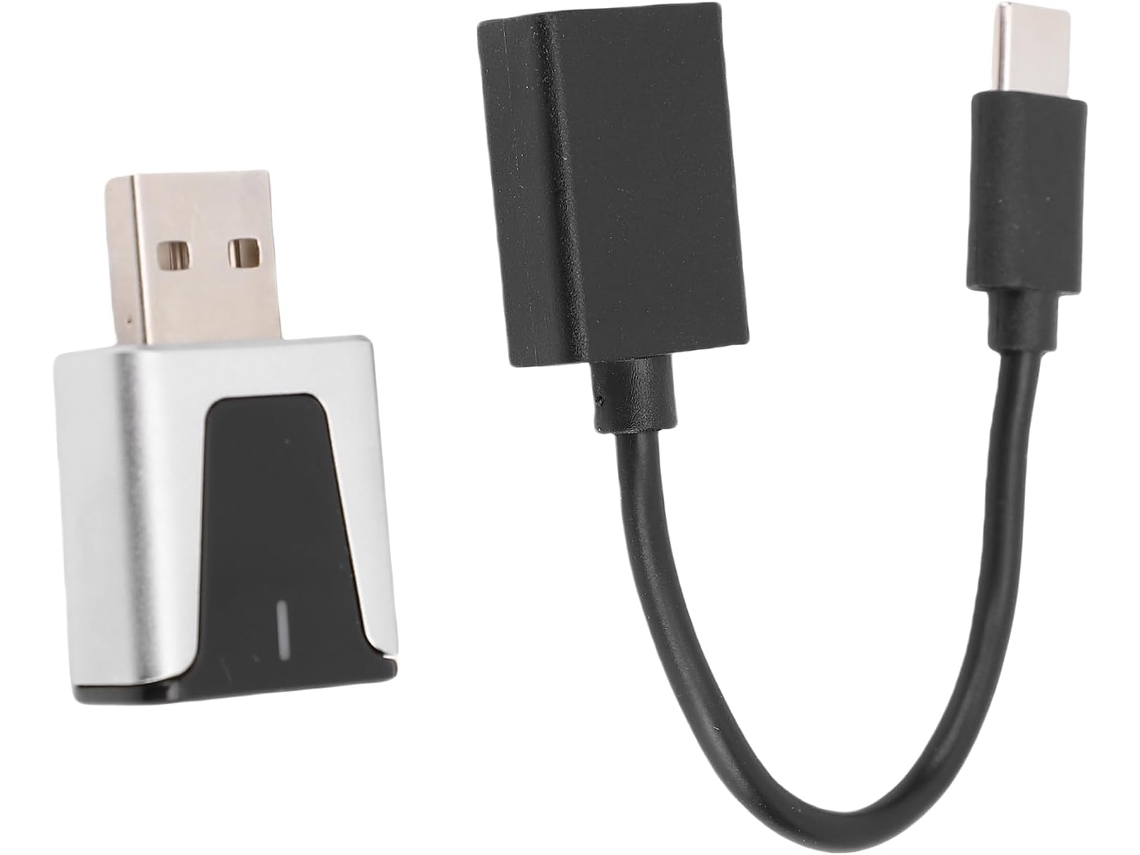Adaptador Sem Fio Para Carro Mavis Laven, 2em 1, Em Abs, Para Pc, Compatível Com Carplay E Outros Sistemas Automotivos