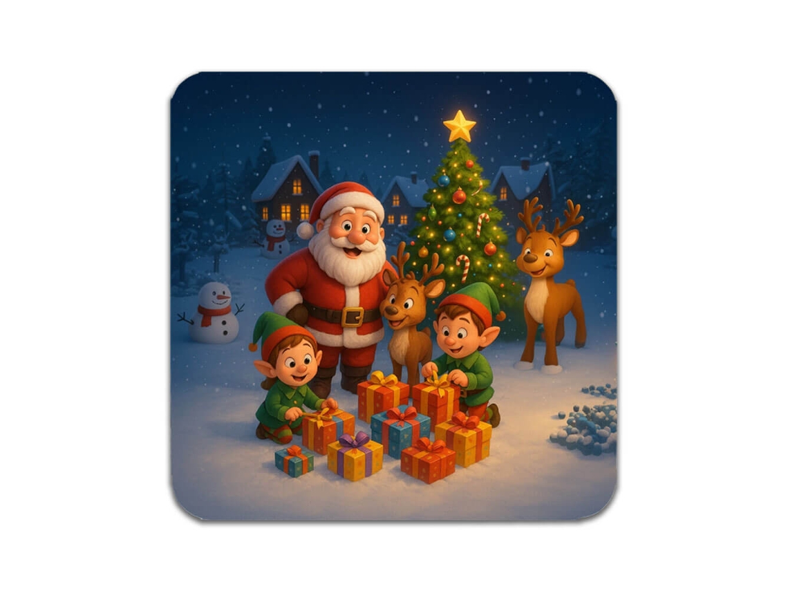 Conjunto de 2 porta copos infantis com desenhos de Natal AQUAFORGE