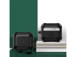 Capa protetora Armor para fones de ouvido com gancho para AirPods 3 GIECY