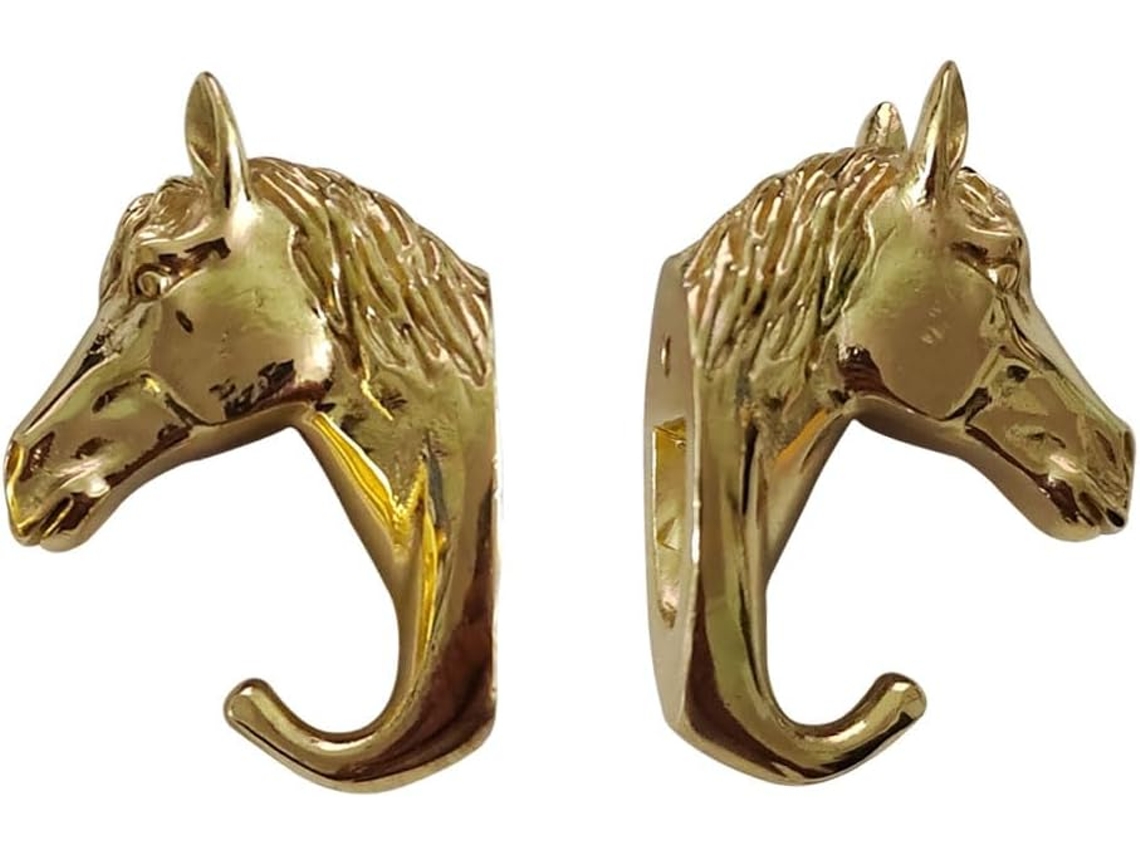 Puxadores De Cabeça Cavalo Em Latão Maciço, Estilo Moderno E Minimalista, Ideais Para Portas, Gavetas, Armários, Guarda
