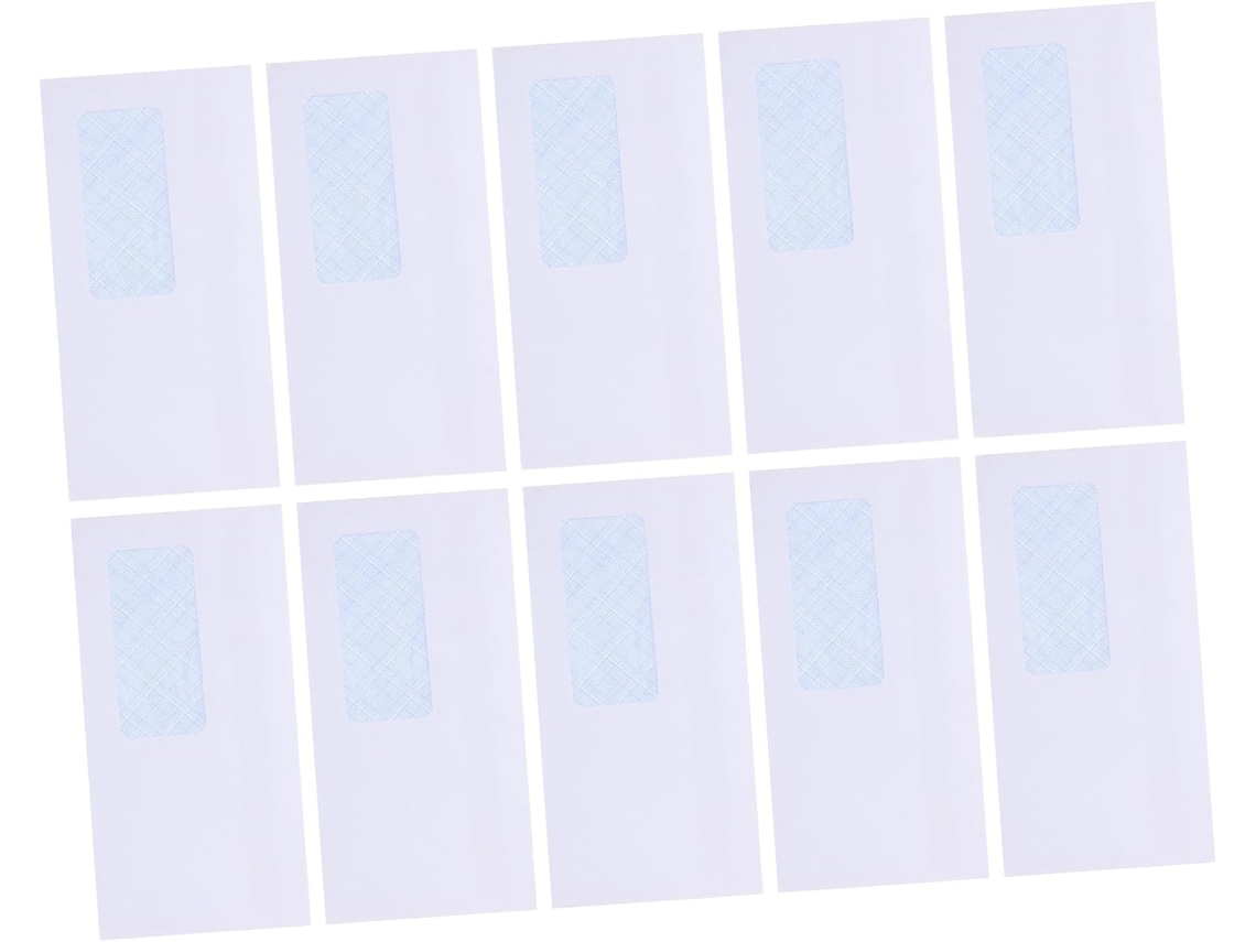 Envelopes De Segurança Com Janela De Visualização No Lado Esquerdo