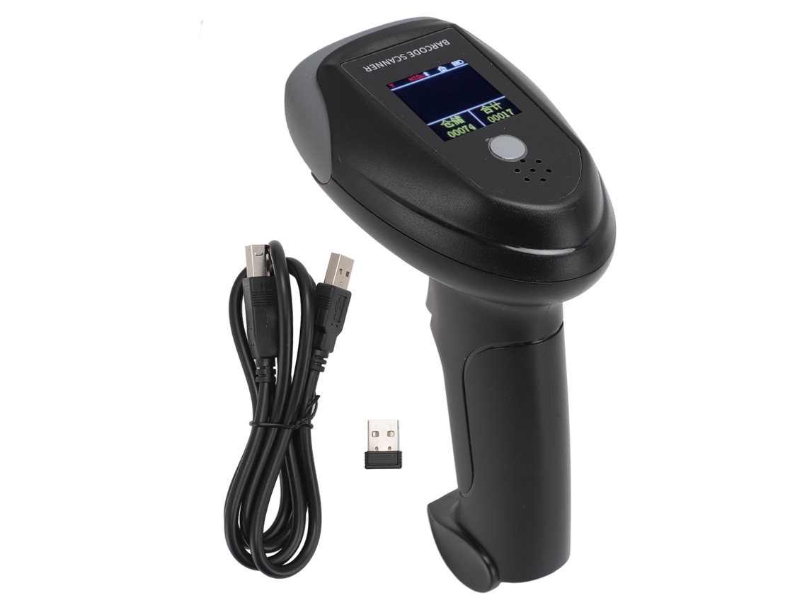 Escáner De Código De Barras 1d 2d Qr Inalámbrico Bluetooth Usb Portátil Tienda Supermercado Almacén