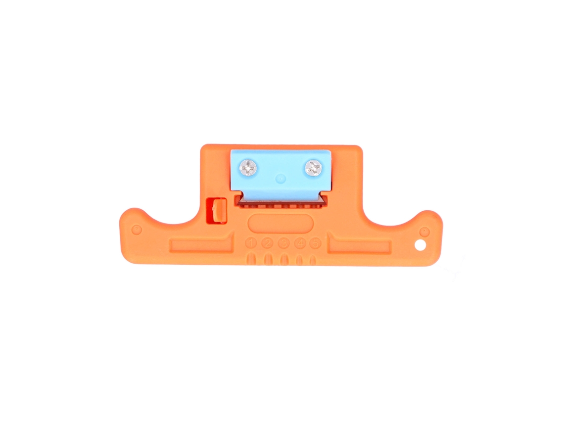 YURU descascador longitudinal de cabos aua 05 1.9 3.0mm ferramenta segura para eletricistas laranja