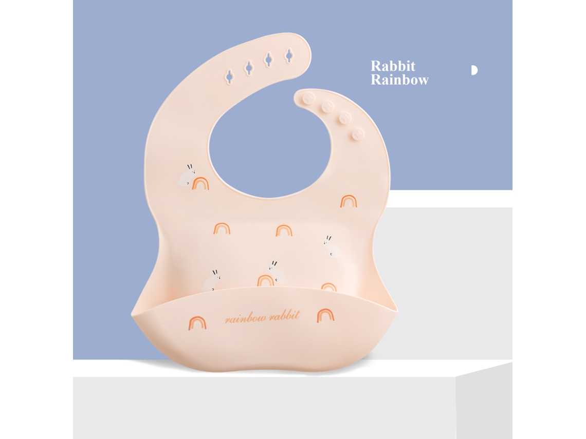 Crianças Bolso De Silicone 30 * 21cm Coelho Arco-íris