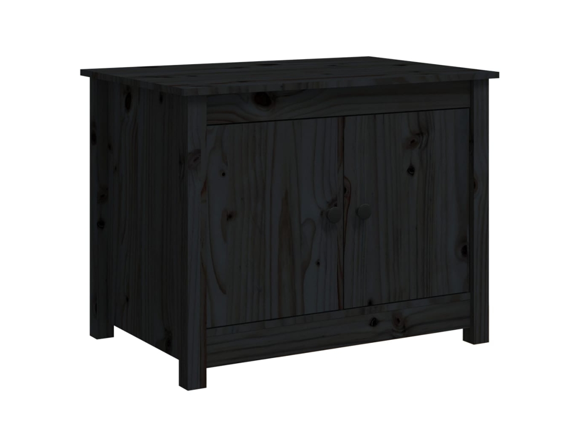 Coffee Table, Coffee Tables Vidaxl Preto Madeira De Pinho (n/a)