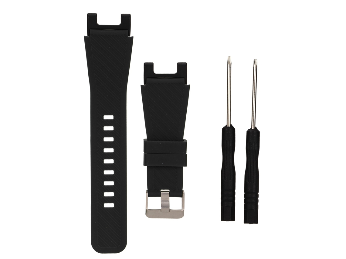 Cinto Pulseira De Silicone Macio Para Relógio Smart Amazfit Trex Trex Pro Esportivo Preto