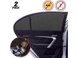 MEOIRUERY Protetor Solar Para Carro, Cortina Lateral Em Malha, Proteção Uv, Para Passageiros, Bebés, Crianças E Animais De Estimação, Pack De 2