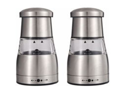 Moedor De Sal E Pimenta Manual, Com Design Elegante E Ajuste De Moagem