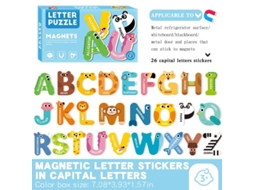 Puzzle Educativo Quebra-cabeças Magnético Infantil De 3 A 6 Anos, Quebra-cabeças Educacional Infantil Com Letras E Números De Animais Lurelia